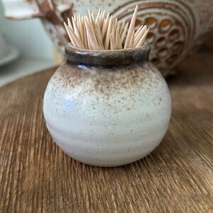 NEW Ceramic Toothpick Holder